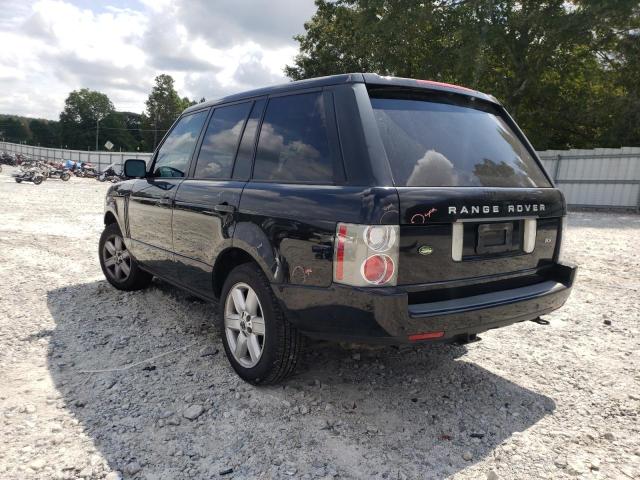 SALME15439A301205 - 2009 LAND ROVER RANGE ROVE BLACK photo 3