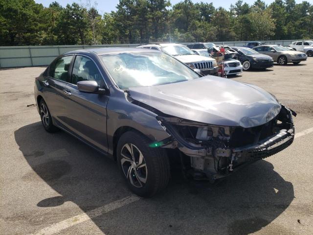 1HGCR2F32HA270516 - 2017 HONDA ACCORD LX GRAY photo 1