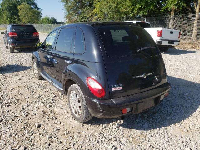 3A4GY5F99AT144087 - 2010 CHRYSLER PT CRUISER BLACK photo 3