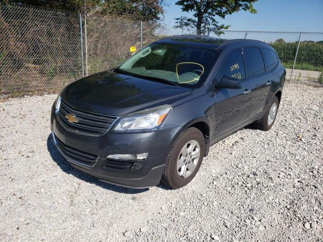 1GNKRFED9DJ100828 - 2013 CHEVROLET TRAVERSE LS  photo 2