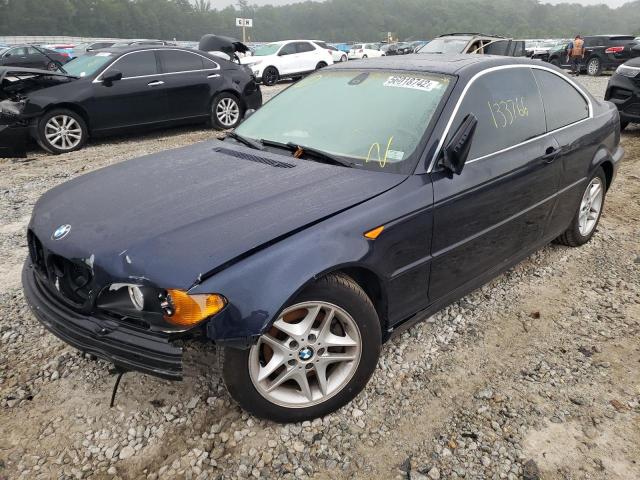 WBABD334X4PL01947 - 2004 BMW 325CI BLUE photo 2