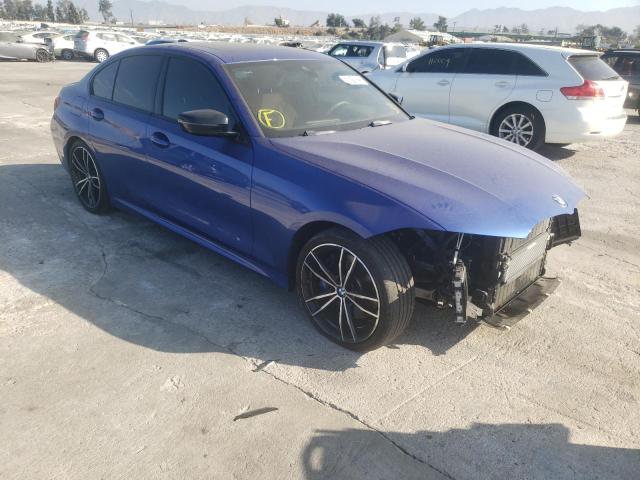 3MW5U7J0XM8B55617 - 2021 BMW M340I BLUE photo 1