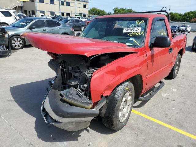 3GCEC14X47G233024 - 2007 CHEVROLET SILVERADO RED photo 2