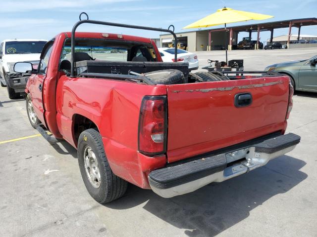 3GCEC14X47G233024 - 2007 CHEVROLET SILVERADO RED photo 3