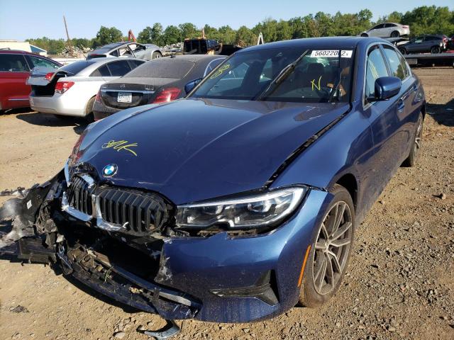 3MW5R7J09N8C29483 - 2022 BMW 330XI BLUE photo 2