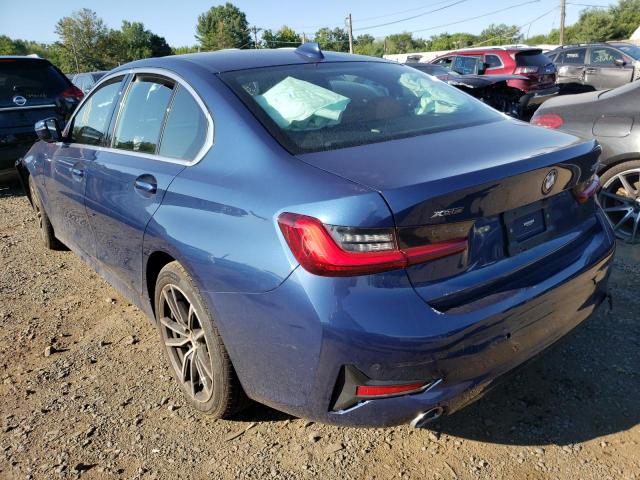 3MW5R7J09N8C29483 - 2022 BMW 330XI BLUE photo 3