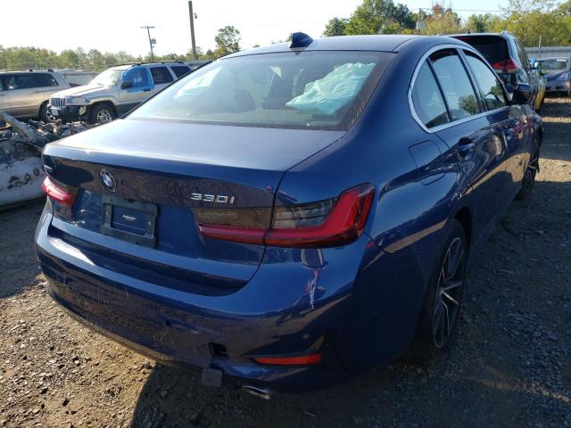 3MW5R7J09N8C29483 - 2022 BMW 330XI BLUE photo 4