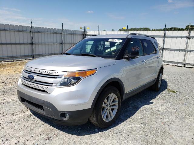 1FM5K7D88EGA78321 - 2014 FORD EXPLORER X SILVER photo 2