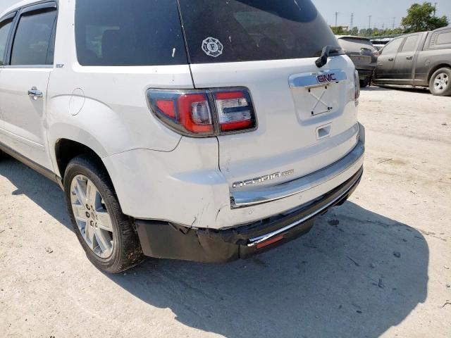 1GKKVSKDXHJ168793 - 2017 GMC ACADIA LIM WHITE photo 9