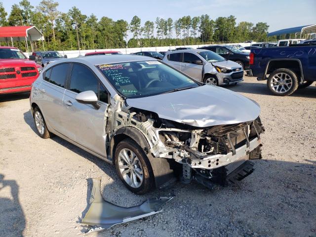 3G1BE6SM7KS570806 - 2019 CHEVROLET CRUZE LT SILVER photo 1