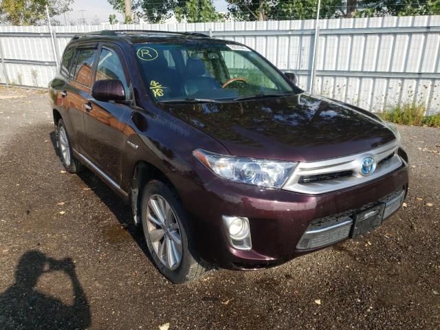 JTEDC3EH7B2002288 - 2011 TOYOTA HIGHLANDER BURGUNDY photo 1