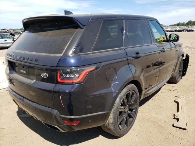 SALWR2SU9LA702949 - 2020 LAND ROVER RANGE ROVE BLUE photo 4