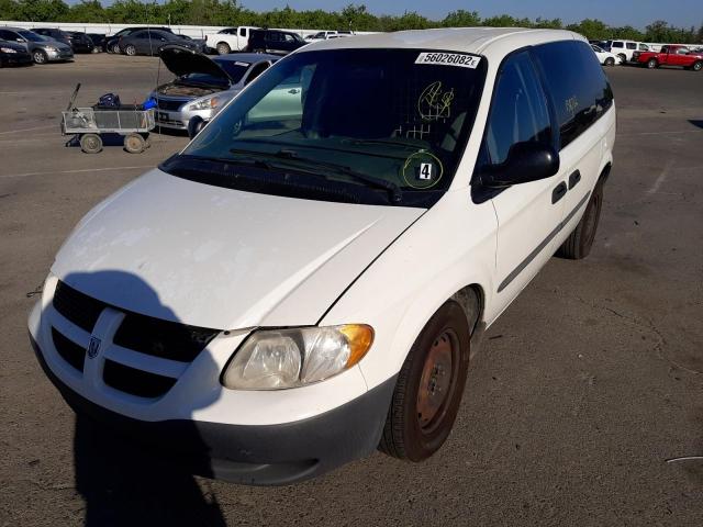 1D4GP21383B338112 - 2003 DODGE CARAVAN C/ WHITE photo 2