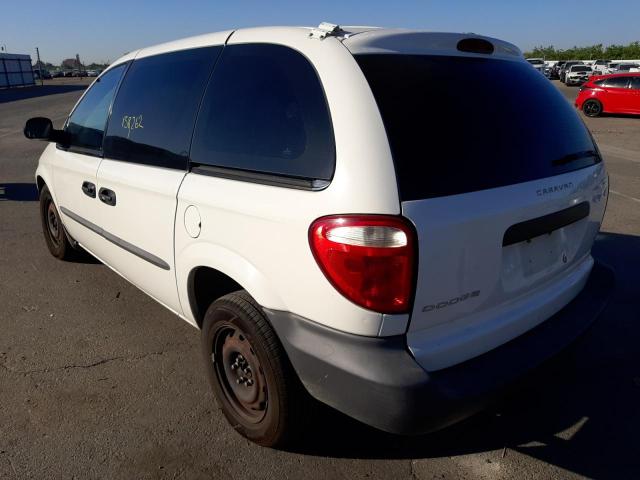 1D4GP21383B338112 - 2003 DODGE CARAVAN C/ WHITE photo 3