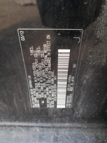 JTLZE4FEXCJ013599 - 2012 TOYOTA SCION XB 黑色 照片 10