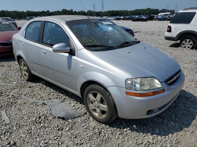 KL1TD56636B548895 - 2006 CHEVROLET AVEO BASE SILVER photo 1