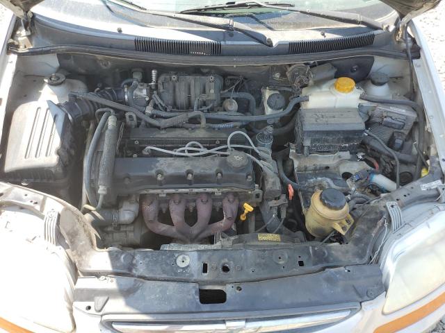 KL1TD56636B548895 - 2006 CHEVROLET AVEO BASE SILVER photo 7