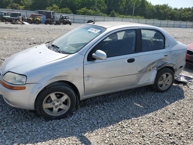 KL1TD56636B548895 - 2006 CHEVROLET AVEO BASE SILVER photo 9