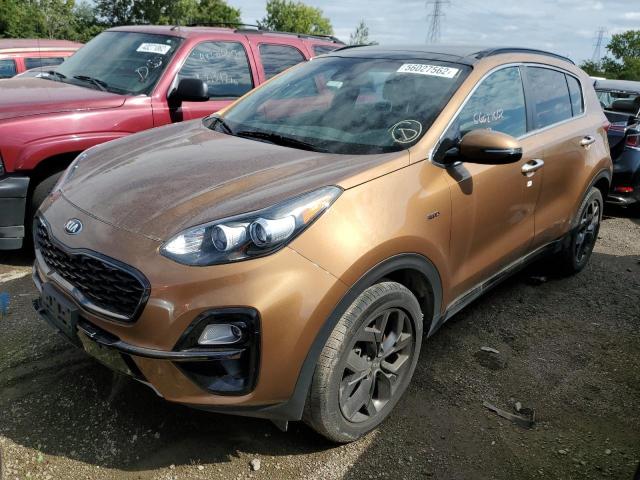 KNDP6CAC2L7637832 - 2020 KIA SPORTAGE S ORANGE photo 2