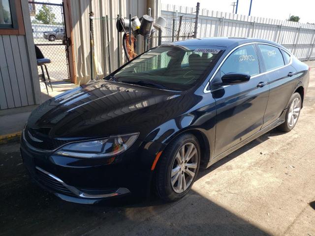 1C3CCCAB8FN748842 - 2015 CHRYSLER 200 LIMITE BLACK photo 2