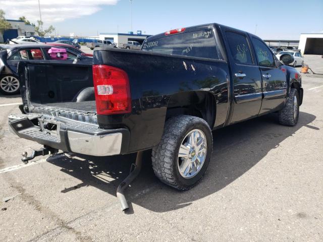 3GCPCSE03CG131904 - 2012 CHEVROLET SILVERADO BLACK photo 4