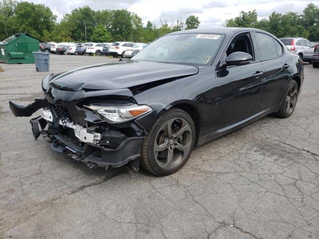 ZARFAEDN4H7541054 - 2017 ALFA ROMEO GIULIA Q4 შავი ფოტო 2