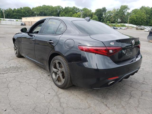 ZARFAEDN4H7541054 - 2017 ALFA ROMEO GIULIA Q4 შავი ფოტო 3