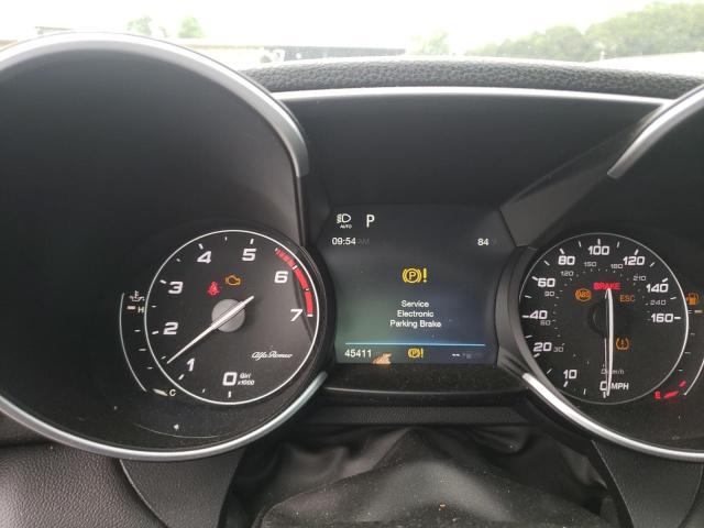 ZARFAEDN4H7541054 - 2017 ALFA ROMEO GIULIA Q4 შავი ფოტო 8