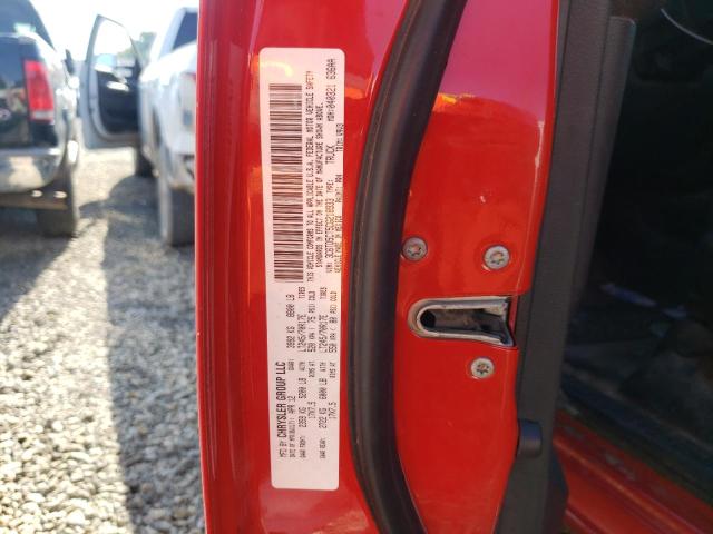 3C6TD5CT5CG218933 - 2012 DODGE RAM 2500 S RED photo 10