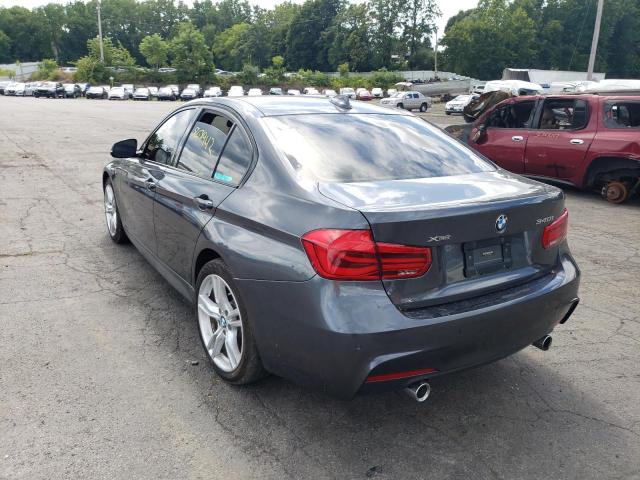 WBA8B7C55JA576964 - 2018 BMW 340 XI GRAY photo 3