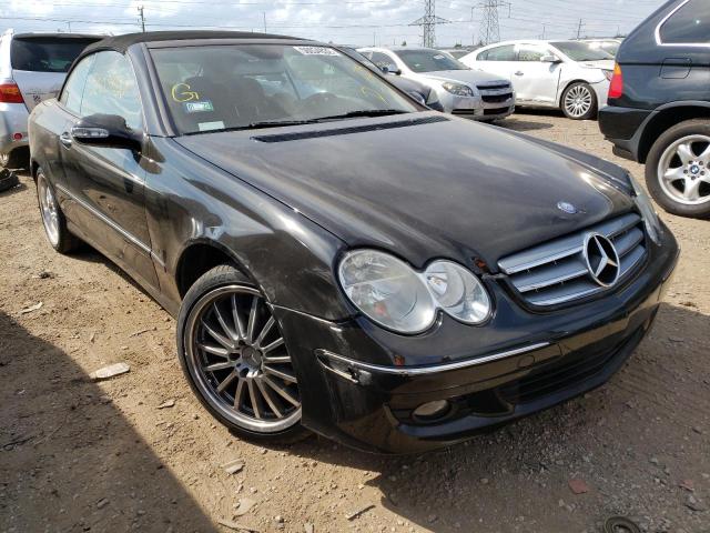 WDBTK56G16T074154 - 2006 MERCEDES-BENZ CLK 350 BLACK photo 1