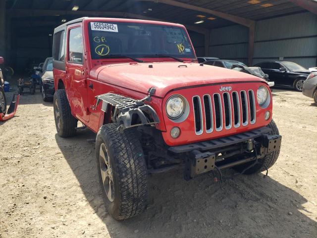 1C4AJWBG1HL669001 - 2017 JEEP WRANGLER S RED photo 1