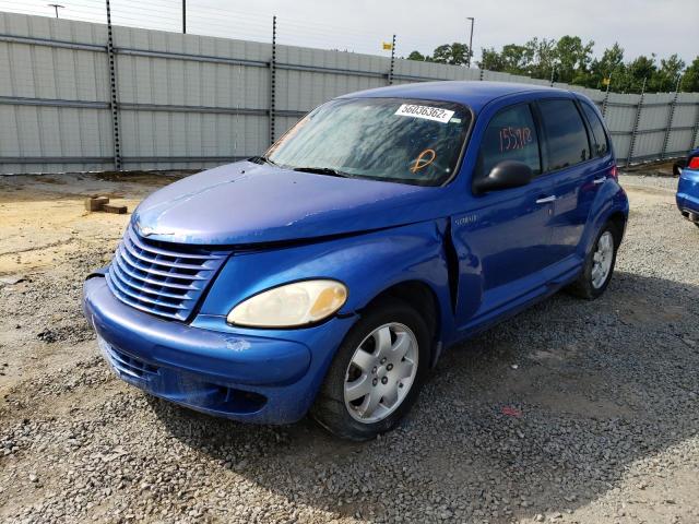 3C4FY48B04T338992 - 2004 CHRYSLER PT CRUISER BLUE photo 2