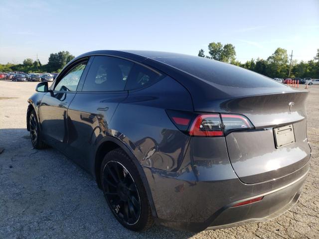 5YJYGDEE5MF193859 - 2021 TESLA MODEL Y Графитовый фото 3