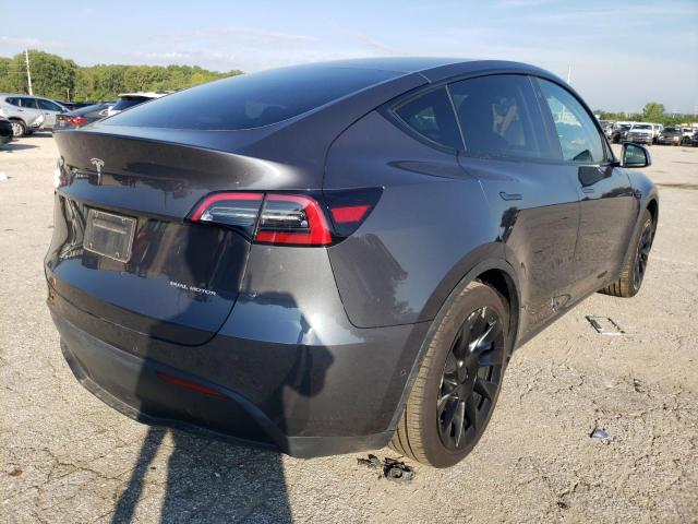 5YJYGDEE5MF193859 - 2021 TESLA MODEL Y Графитовый фото 4