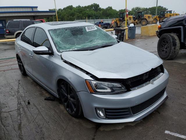 3VW4S7AJXEM234336 - 2014 VOLKSWAGEN JETTA GLI SILVER photo 1