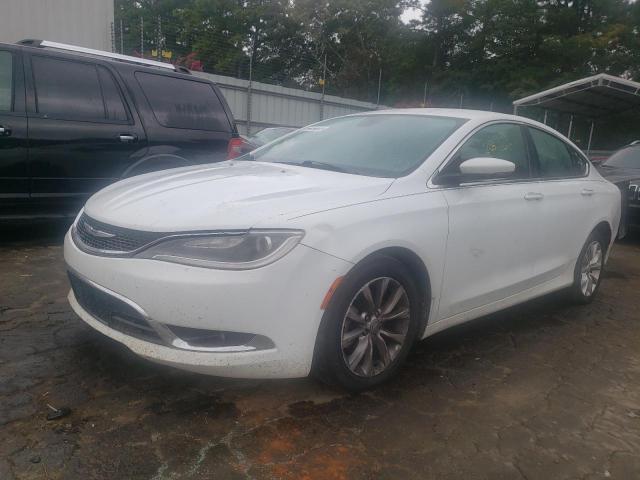 1C3CCCCB1FN549516 - 2015 CHRYSLER 200 C WHITE photo 2