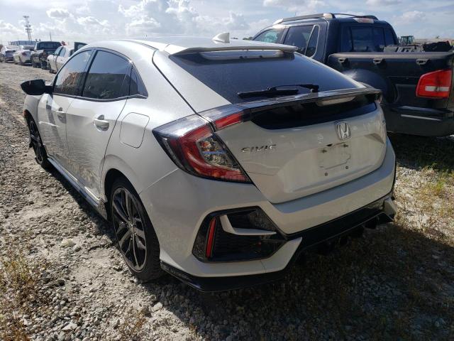 SHHFK7H40MU223861 - 2021 HONDA CIVIC SPOR WHITE photo 3