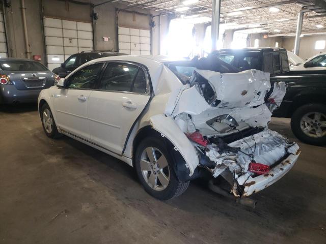 1G1ZF57588F267764 - 2008 CHEVROLET MALIBU HYB WHITE photo 3