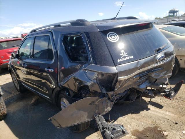 1FM5K8D82FGB65543 - 2015 FORD EXPLORER X GRAY photo 3