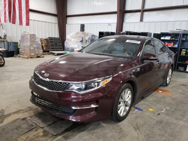 5XXGU4L32GG021005 - 2016 KIA OPTIMA EX  photo 2