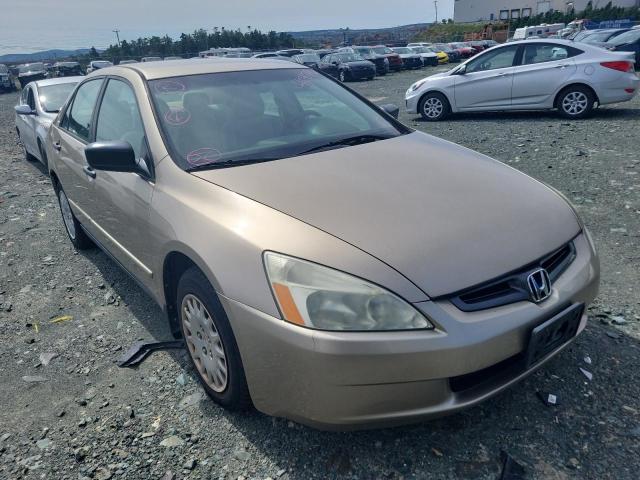 1HGCM56123A811815 - 2003 HONDA ACCORD DX GOLD photo 1