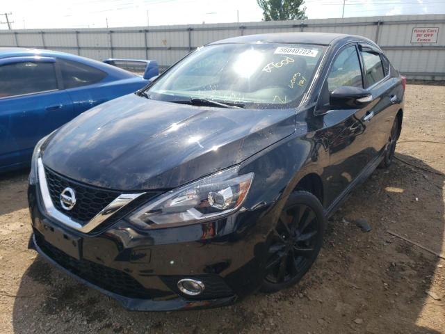 3N1CB7AP7HY275574 - 2017 NISSAN SENTRA SR BLACK photo 2