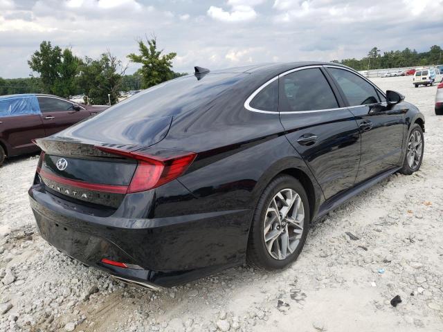 5NPEF4JA2MH122547 - 2021 HYUNDAI SONATA SEL BLACK photo 4