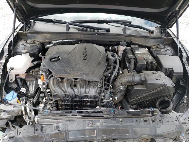 5NPEF4JA2MH122547 - 2021 HYUNDAI SONATA SEL BLACK photo 7