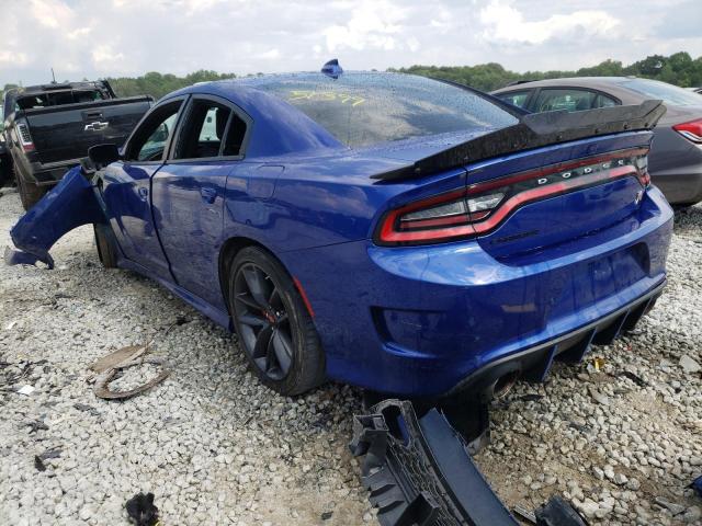 2C3CDXGJ9KH662770 - 2019 DODGE CHARGER SC BLUE photo 3