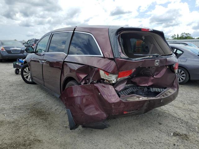 5FNRL5H67FB008482 - 2015 HONDA ODYSSEY EX MAROON photo 3