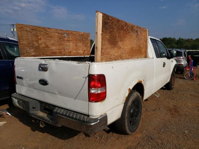 1FTPX125X4NA23660 - 2004 FORD F150 WHITE photo 4