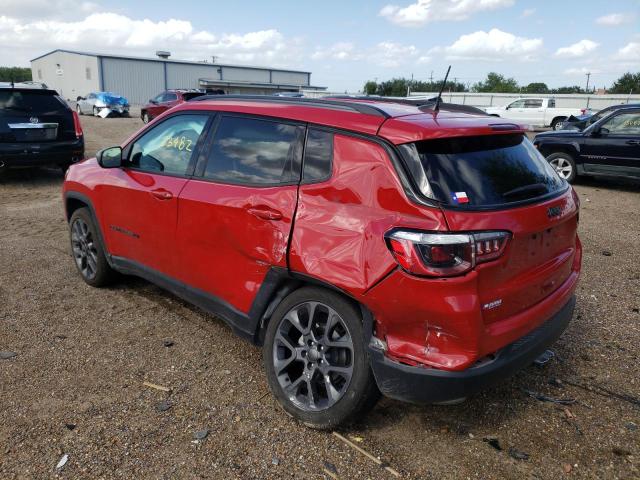 3C4NJCEB9MT531639 - 2021 JEEP COMPASS 80 RED photo 3