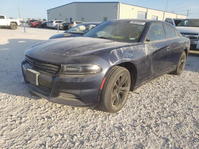 2C3CDXBG7GH241620 - 2016 DODGE CHARGER SE BLUE photo 2